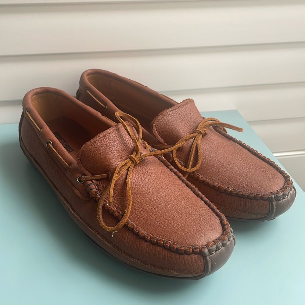 Minnetonka Moosehide Weekender Classic Moccasins (Like New) Men’s Size 15